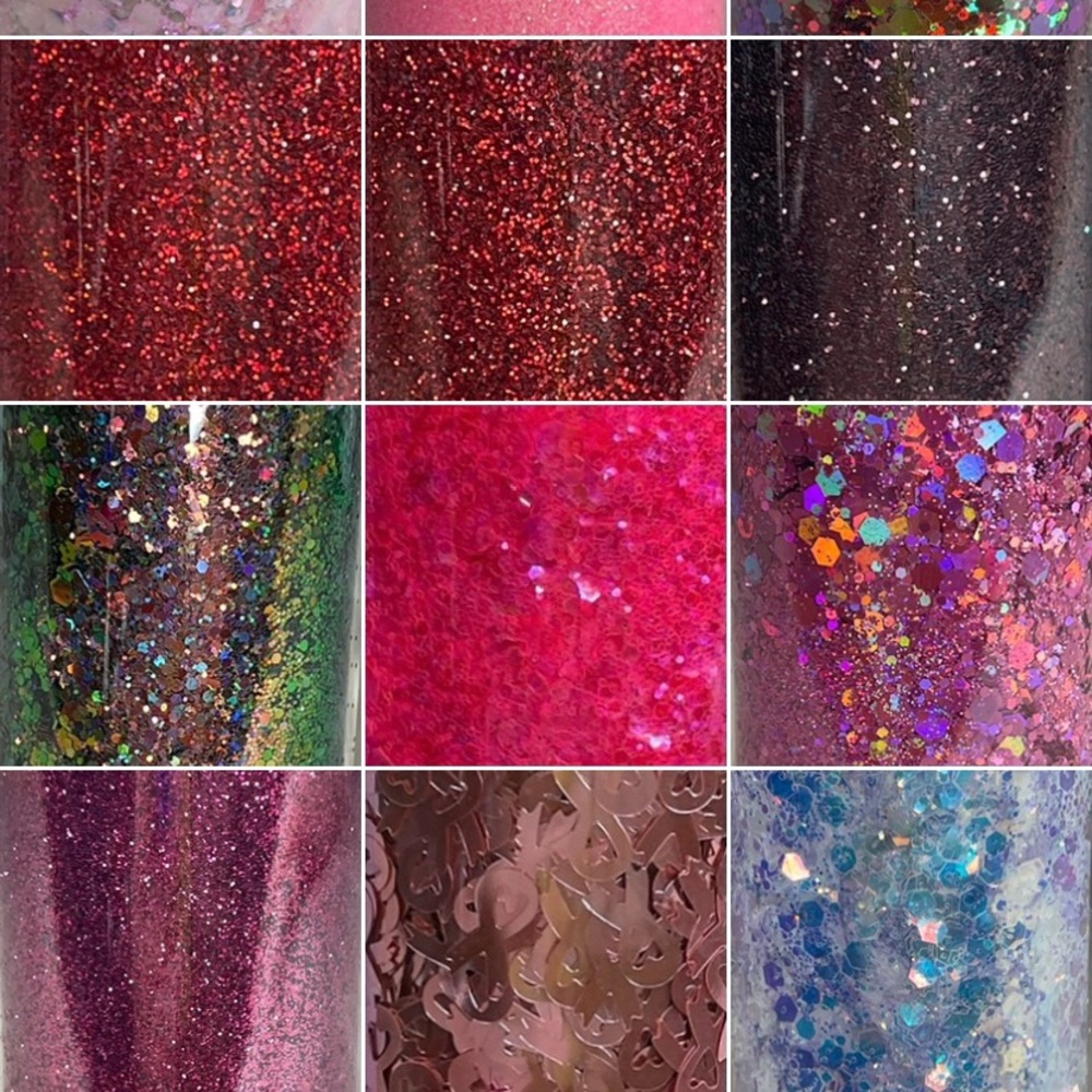 Glitter ✨  Collection - Multicolor Sparkle (MINIMUM ORDER 10 BOTTLES)